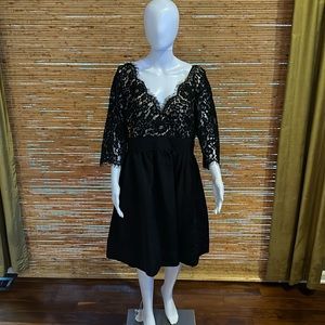Black lace Eliza J formal Dress